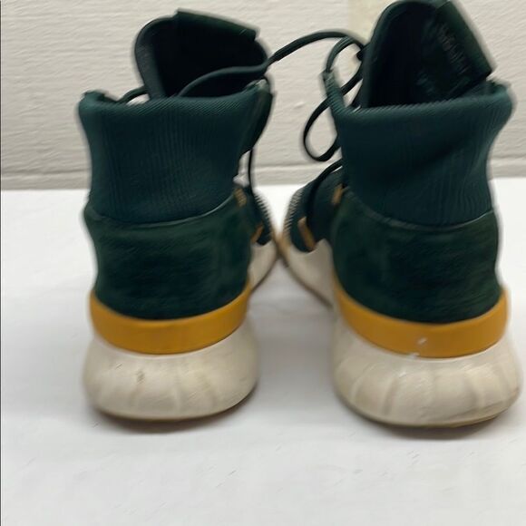 Adidas Tubular Primeknit Green and Tan (almost gold) High-Top Sneakers Size 12 main image 4